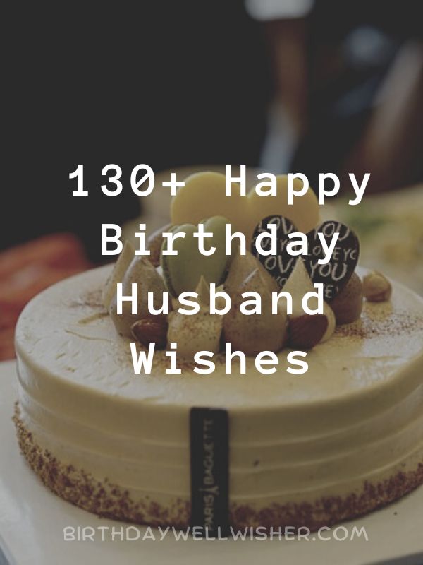 Happy Birthday Husband Wishes