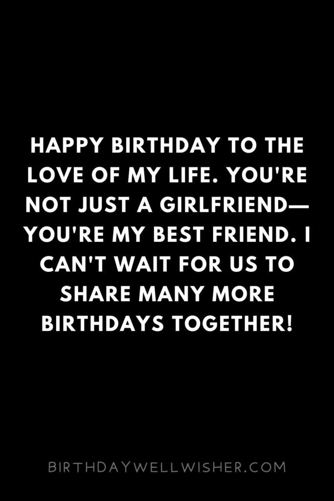Happy Birthday Wishes to Girlfriend